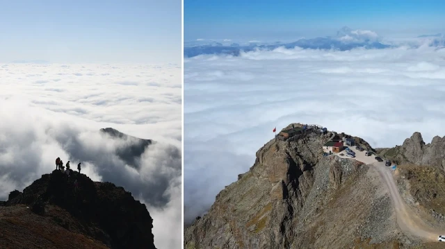 doga tutkunlari ve dagcilarin rotasinda ucurumdaki mescit a4STFatT