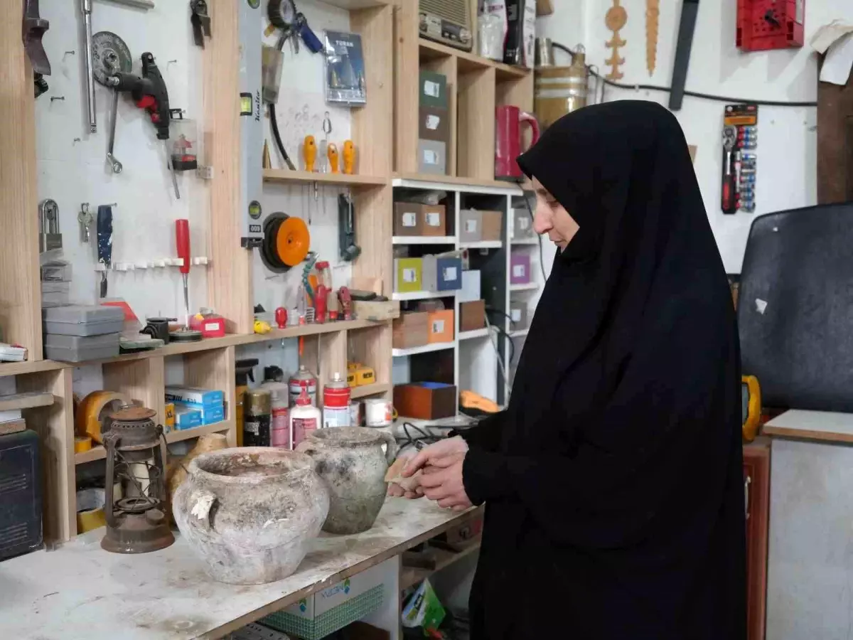 kadin atiklari sanata donusturuyor I7tIa6CD