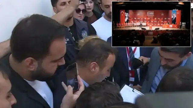 mahkemenin durdurma karari sonrasi chp istanbul il kongresinde gerginlik hEAqddj3