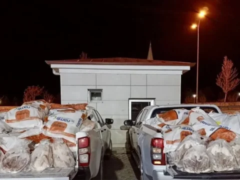 Kırşehir’de 1.2 Ton Kaçak Kaz Eti Ele Geçirildi